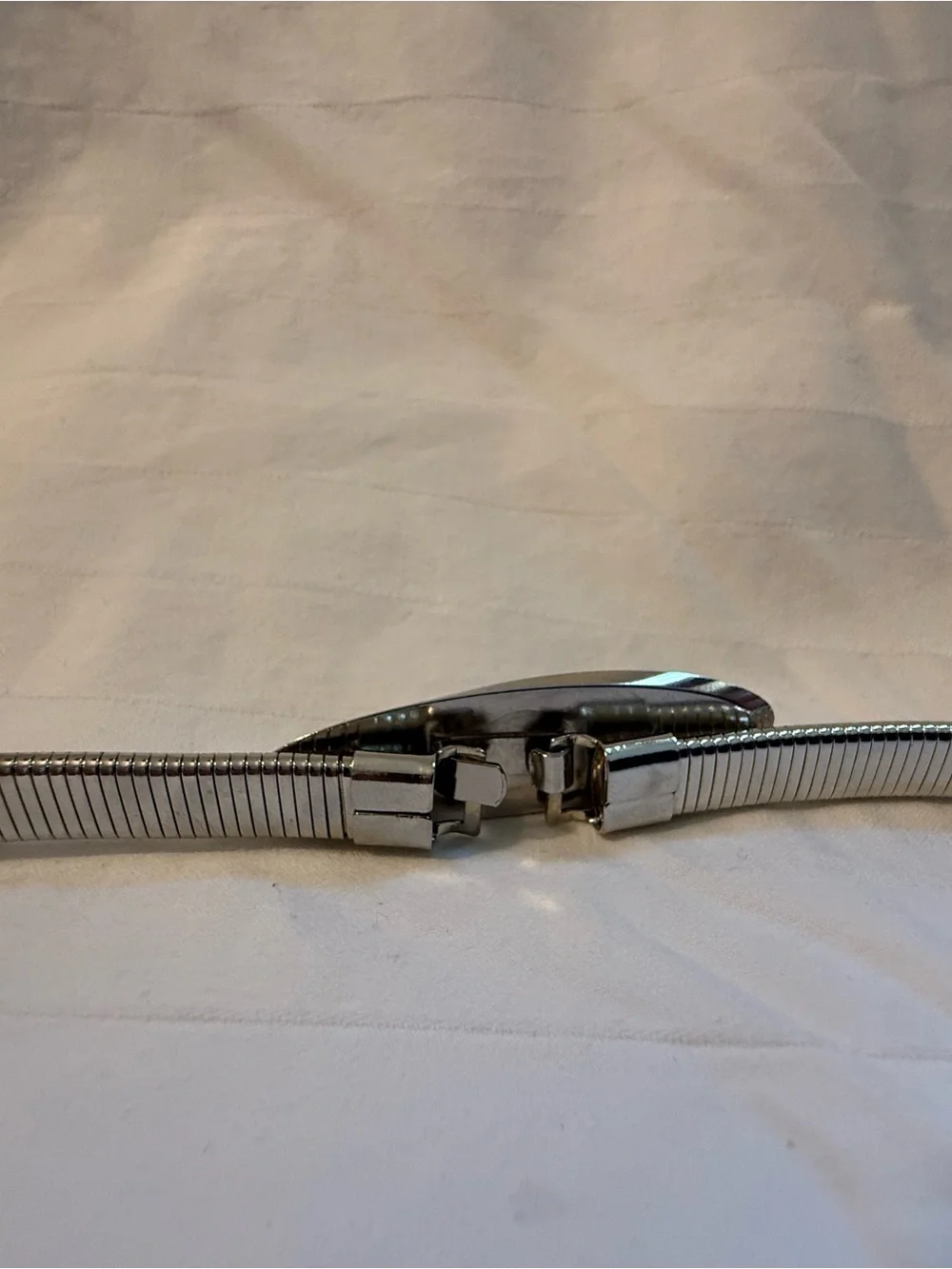 Sterling Silver Omega Snake Chain Belt